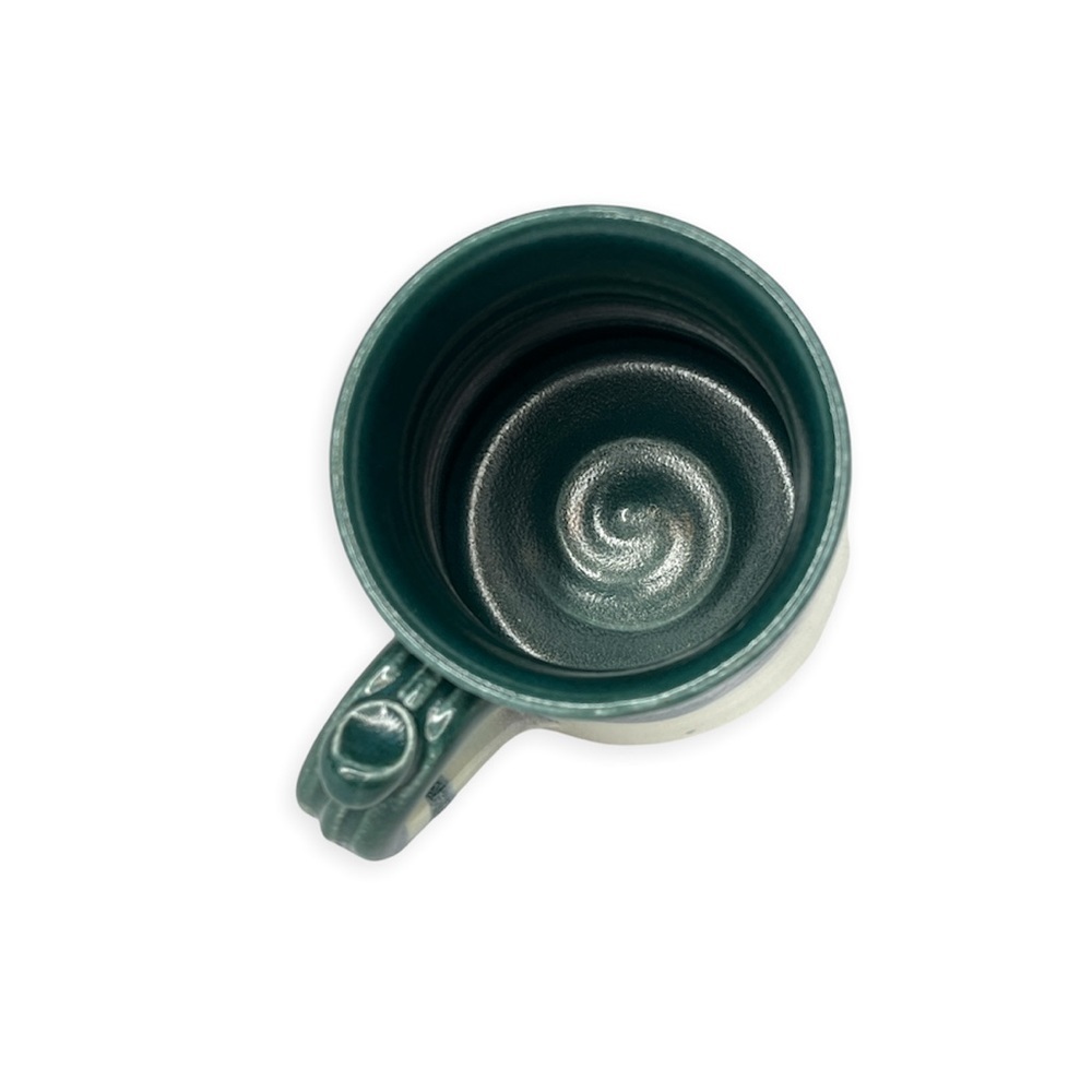 Hand Thrown Glazed Coffee Mug Signed Artist Mark‎ Hudak Of Throwing Mud Gallery - Picture 5 of 7